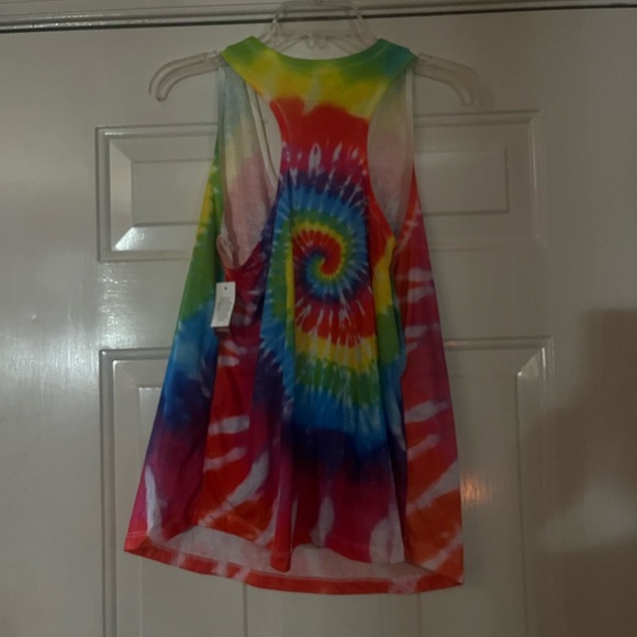 NWT No Boundaries Juniors Tie Die Razorback T-Shirt XL-GL 15-17 - Picture 3 of 6